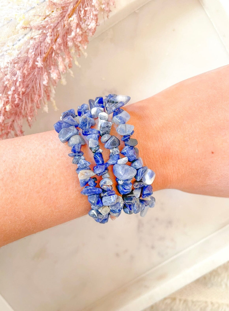 Sodalite Bracelet Sodalite Halo Quartz 
